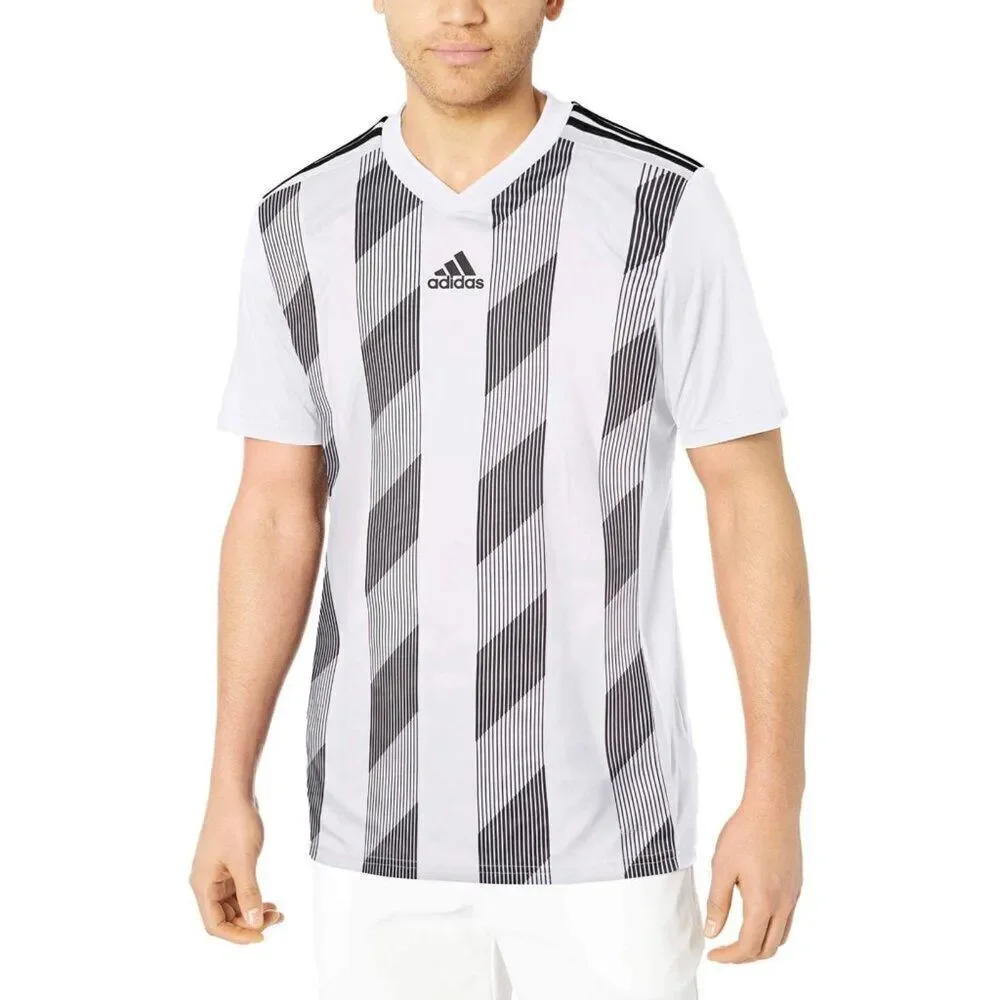 Adidas Men Black / White Soccer Jersey Size S